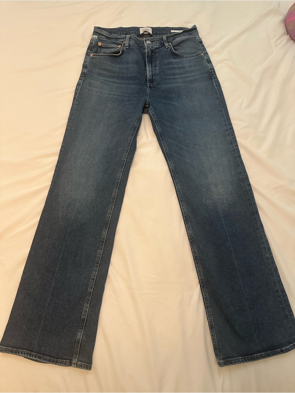 Citizens Of Humanity Men's Bootcut Jeans in Medium Blue Wash